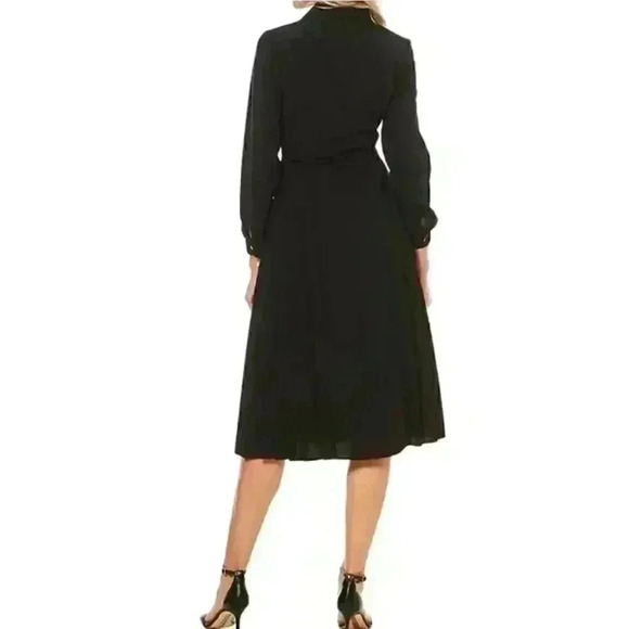 Sharagano Pleat Bottom Brown Dress - Picture 2 of 13